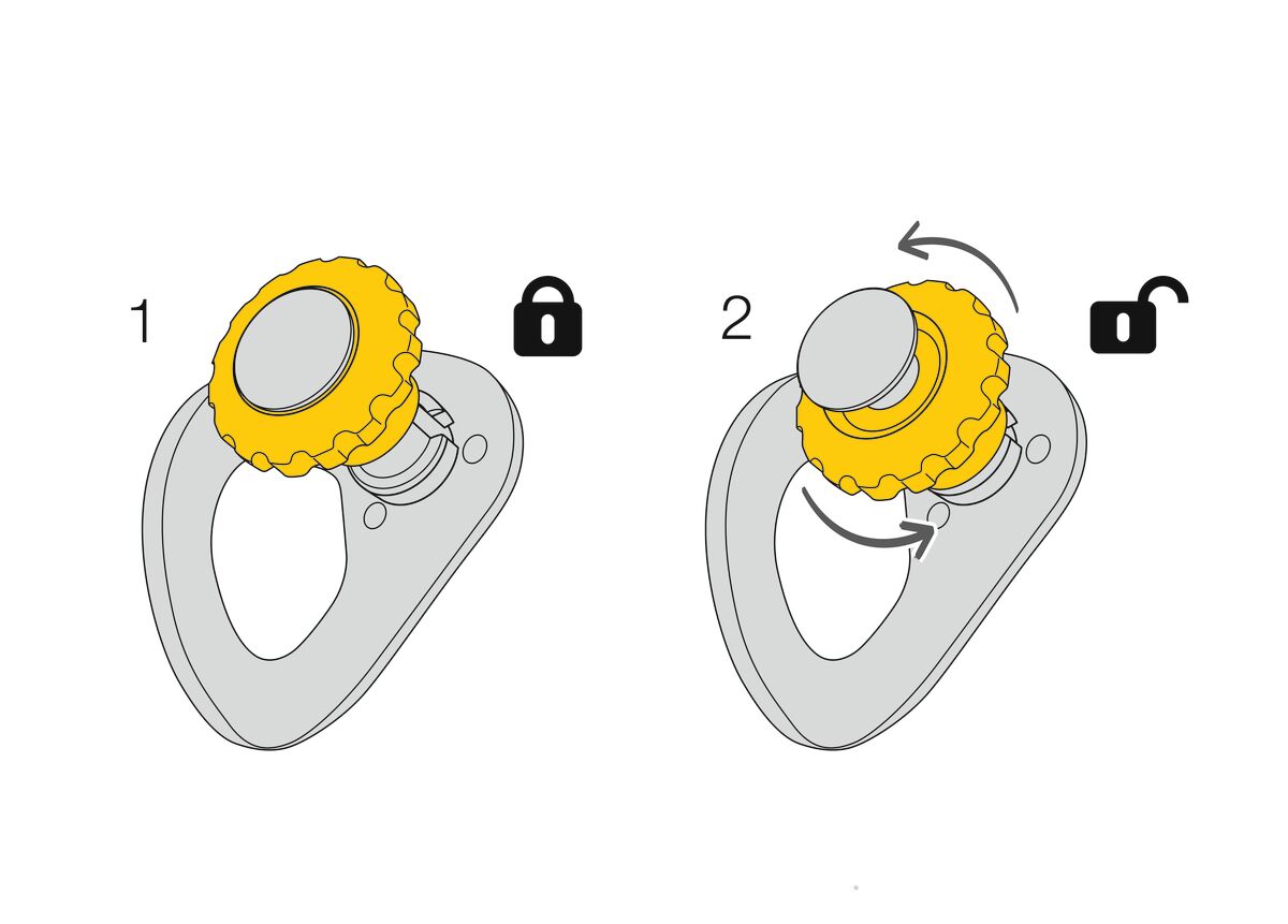 Petzl Coeur Pulse 12mm S/S Removable Anchor