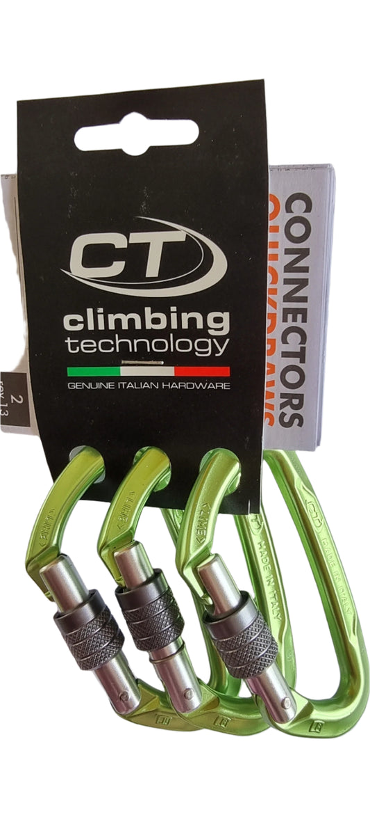 Climbing Technology Lime Screwgate 3 Pack