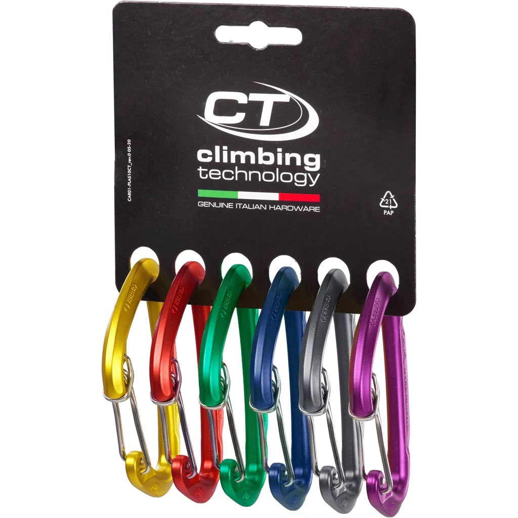 Climbing Technology Berry Wire Gate Carabiner 6 Pack