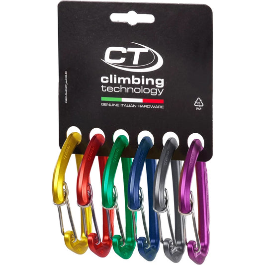 Climbing Technology Berry Wire Gate Carabiner 6 Pack