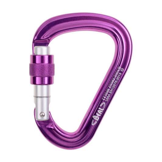 Beal Be Safe Fuschia Screwgate Carabiner