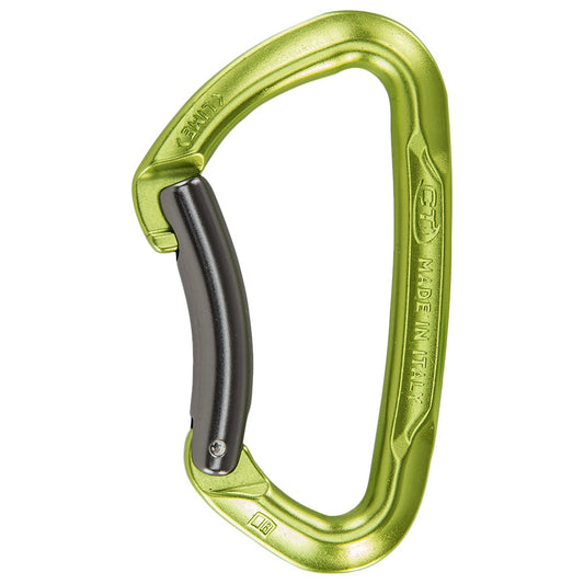 Climbing Technology Lime Bent Gate Carabiner