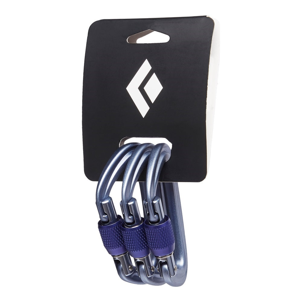 Black Diamond LiteForge Screwgate Carabiner 3 Pack