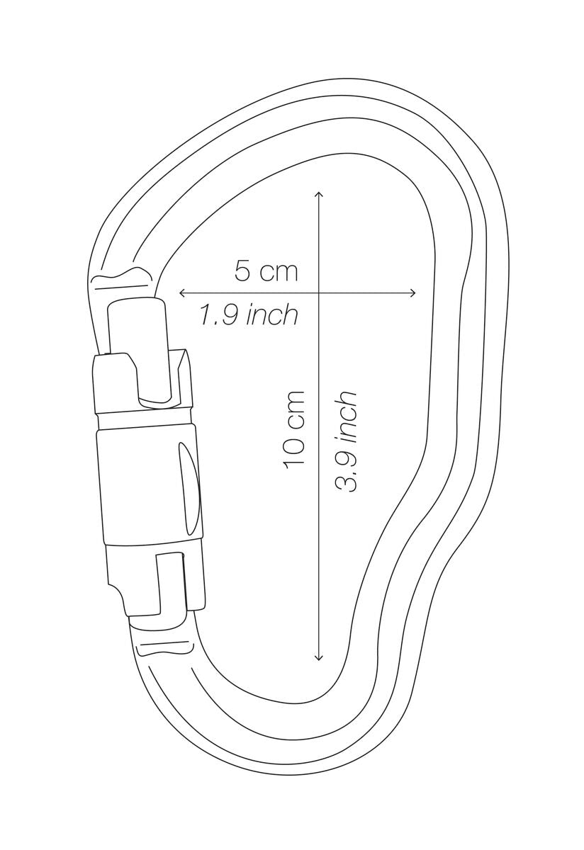 Petzl Vertigo Twist Lock Carabiner