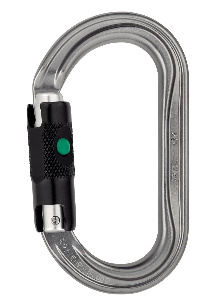 Petzl OK Oval Ball Lock Carabiner