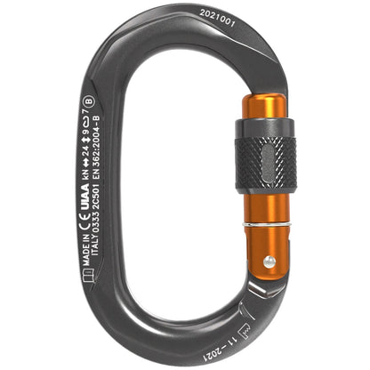 Climbing Technology OVX Small Oval Screwgate Carabiner